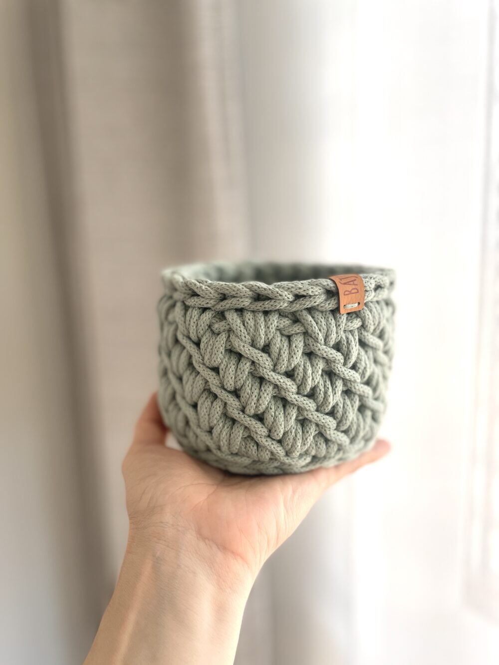 Madaras mintájú kerek tároló - kicsi méret