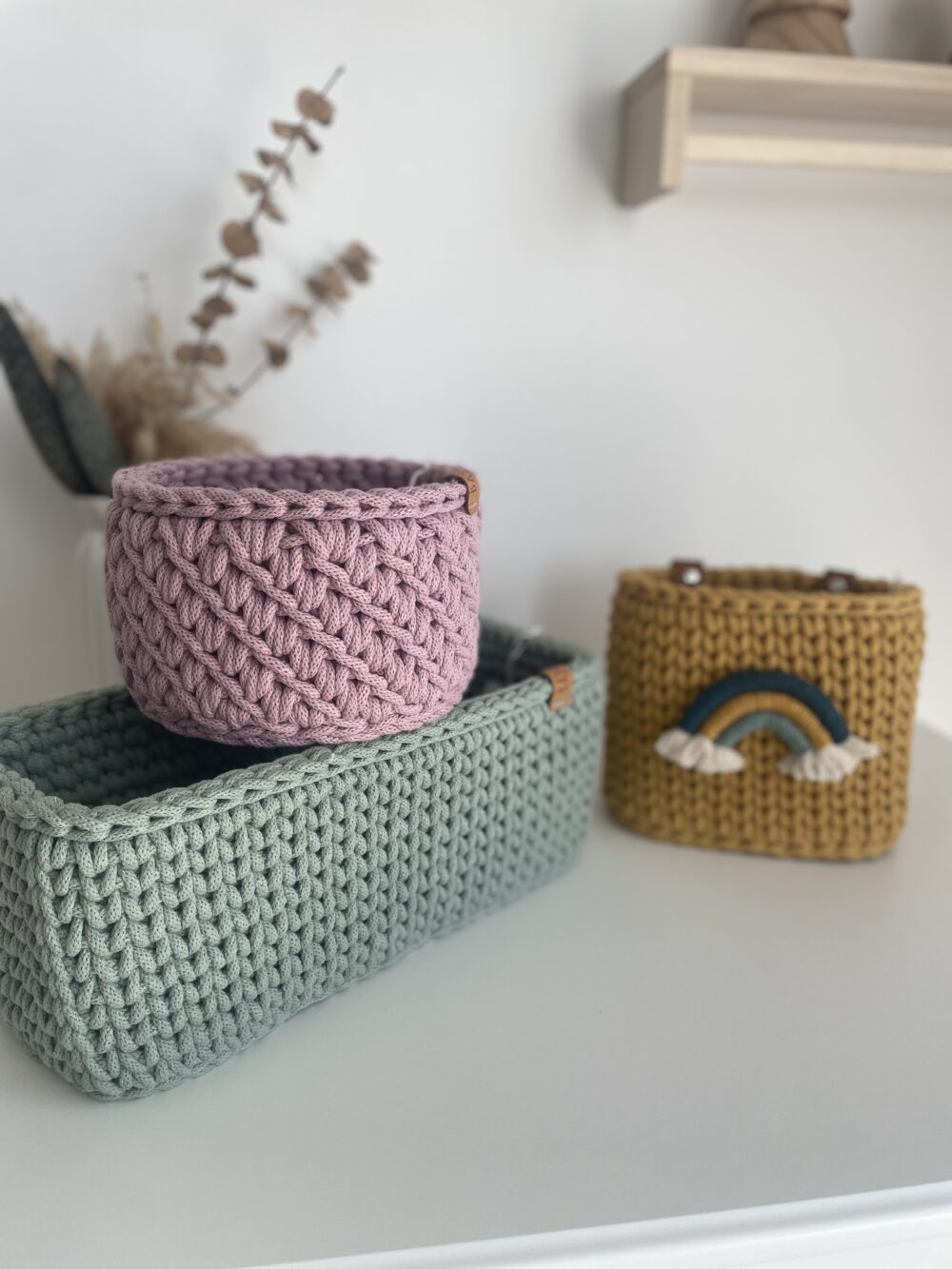 Madaras mintájú kerek tároló - normál méret