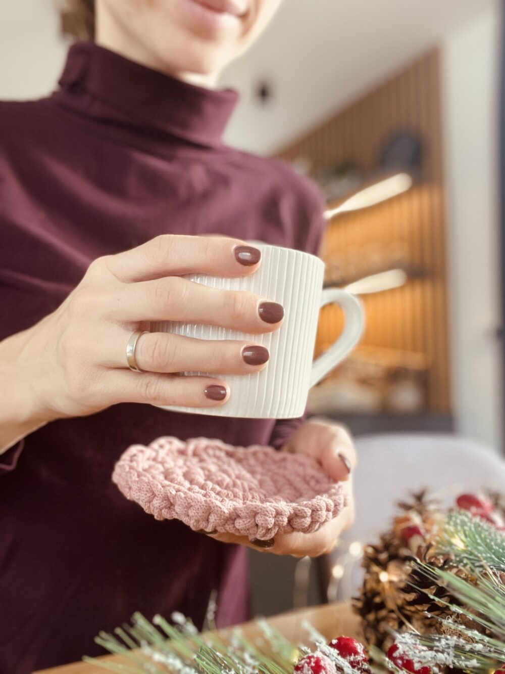 Poháralátét szett - 2 darabos