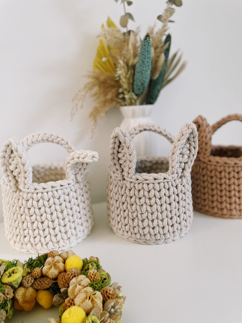 Tojásgyűjtő nyuszikosár