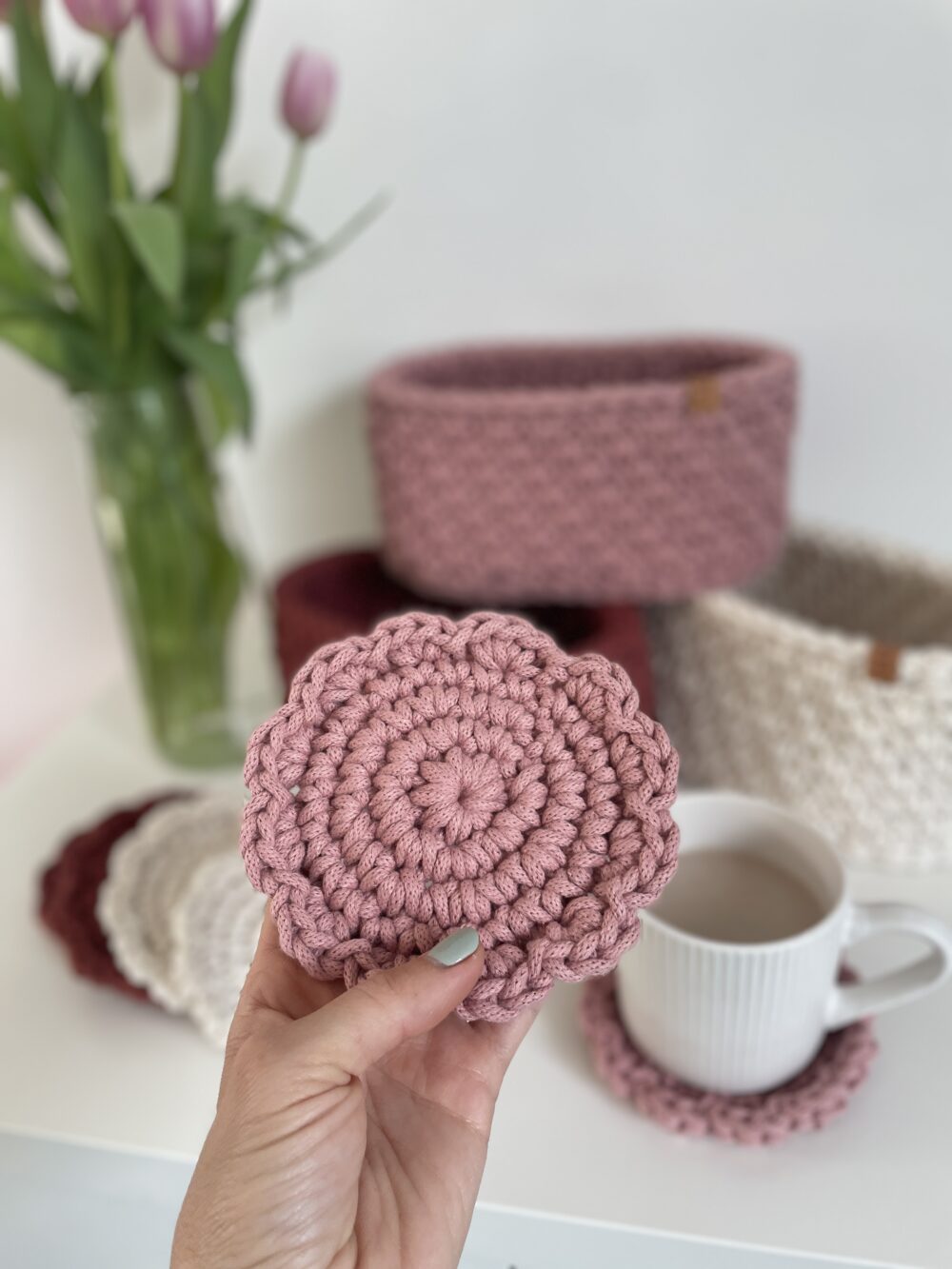 Poháralátét szett - 2 darabos