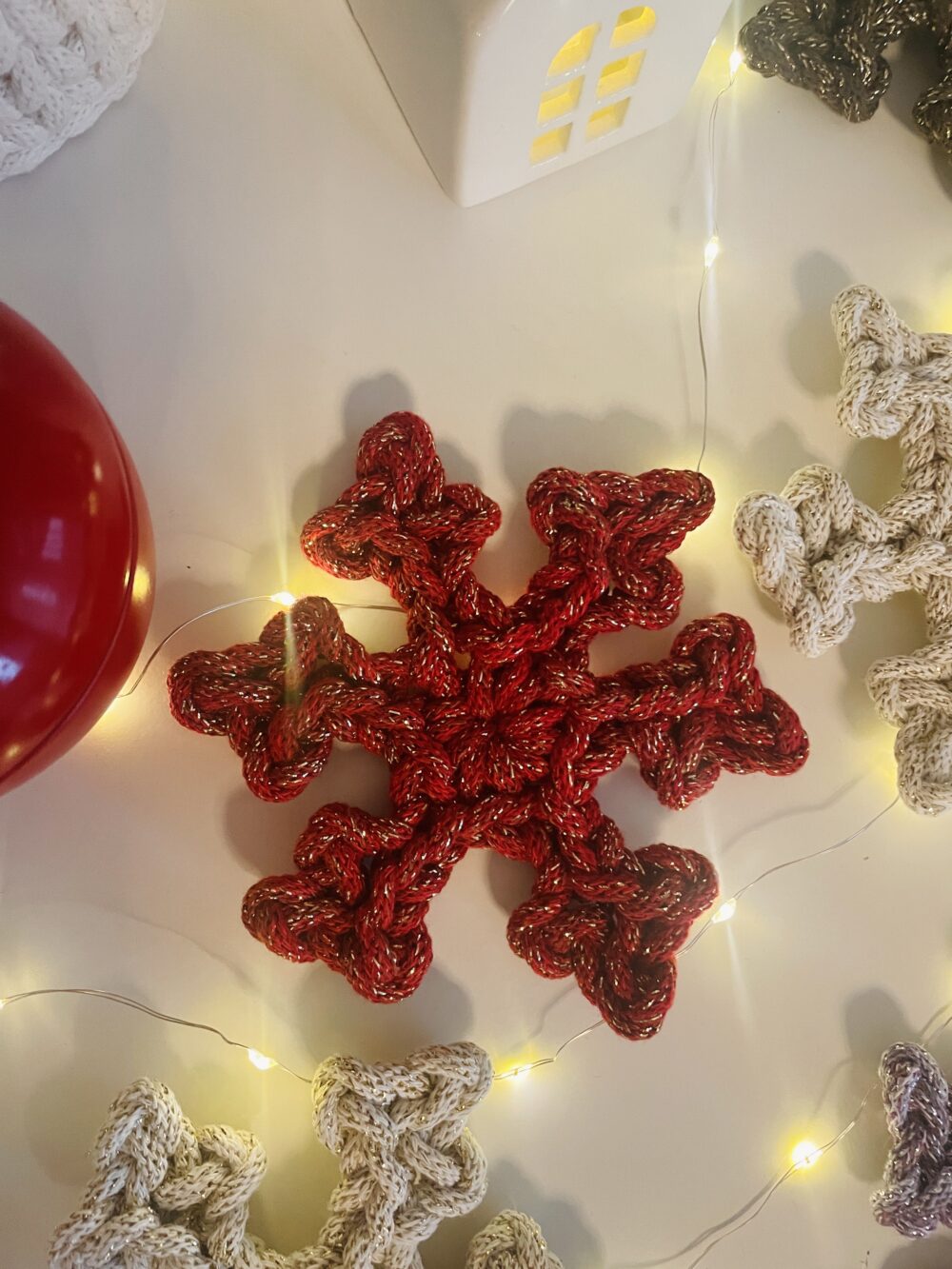 Hópehely karácsonyfadísz