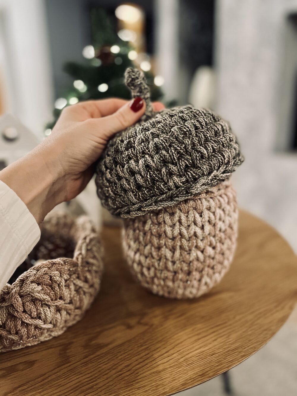 Csillogó Makk tároló