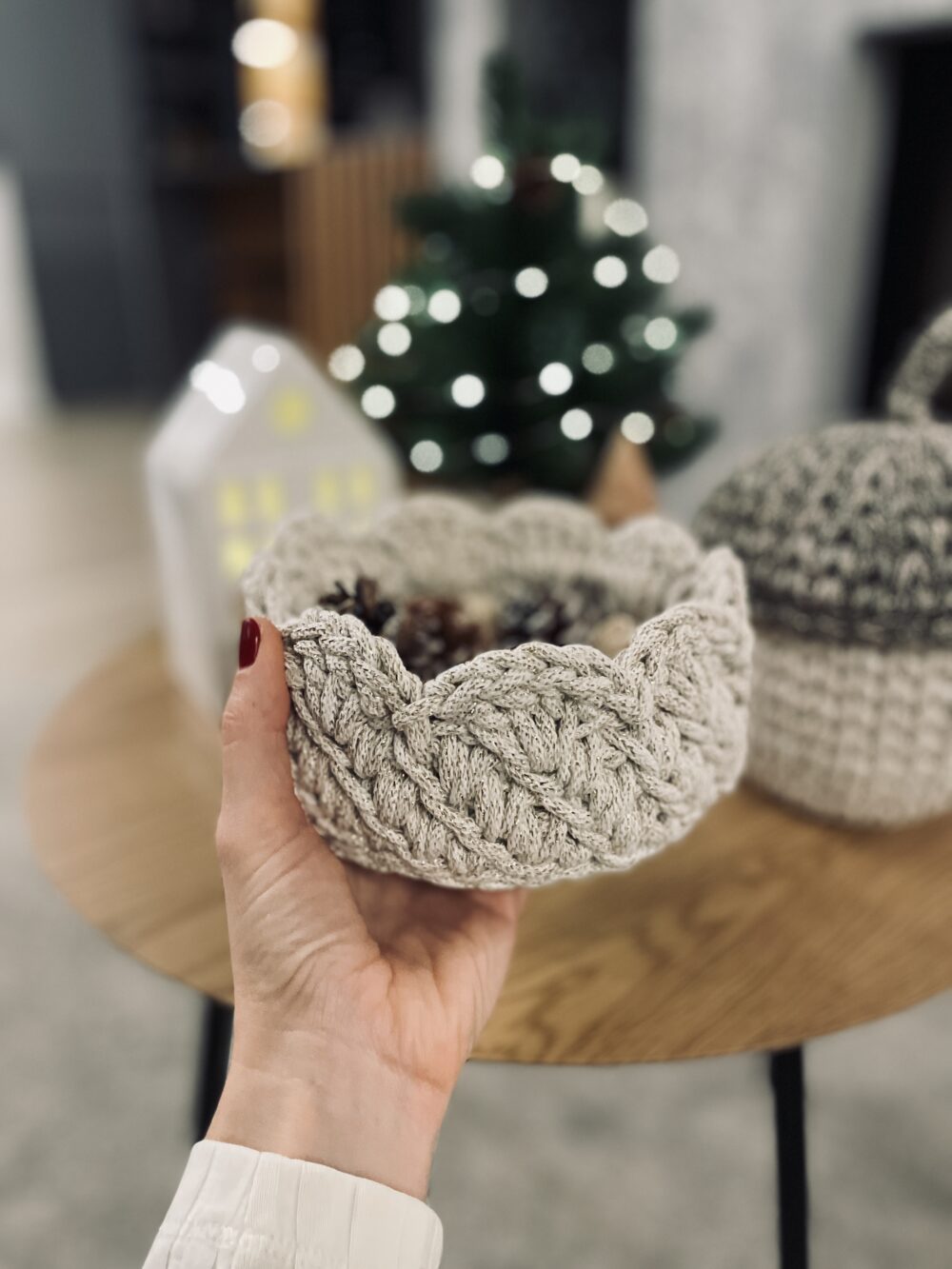 Királylány kosár - csillogó