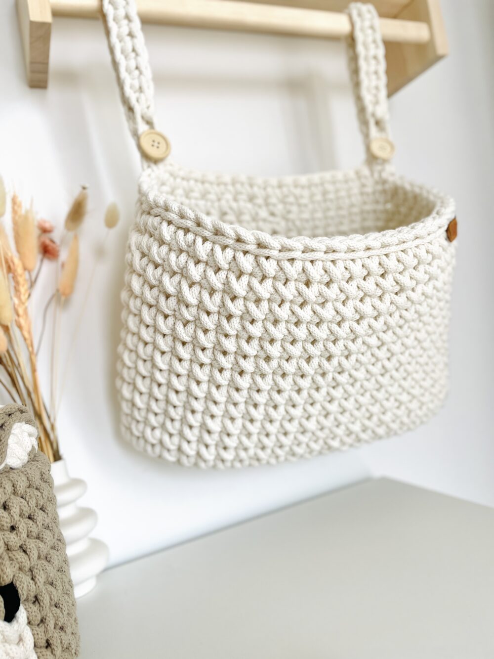 Kiságyra akasztható kosár