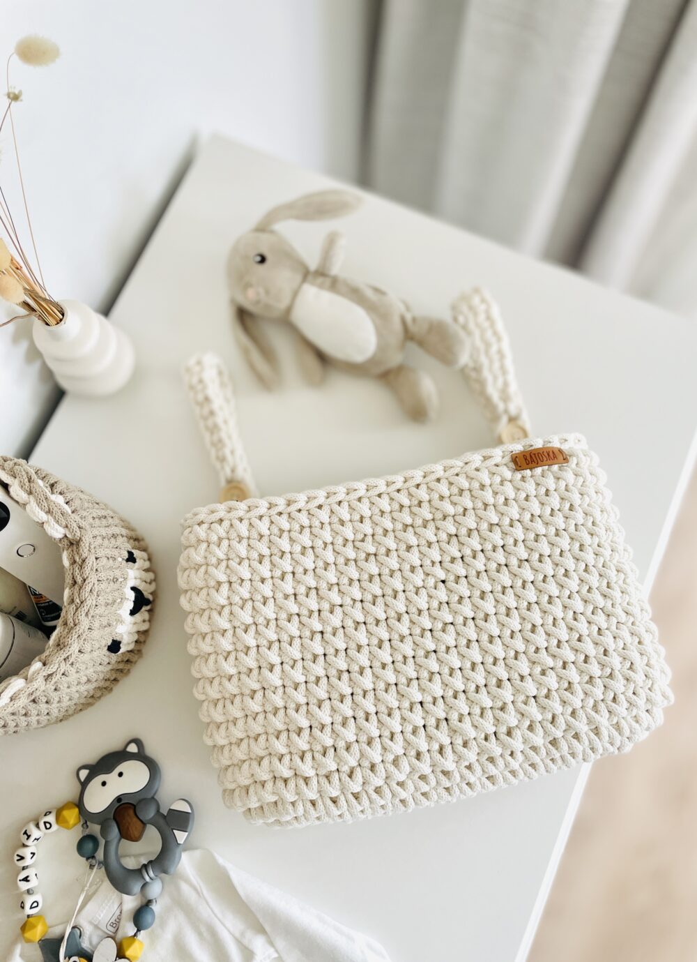 Kiságyra akasztható kosár