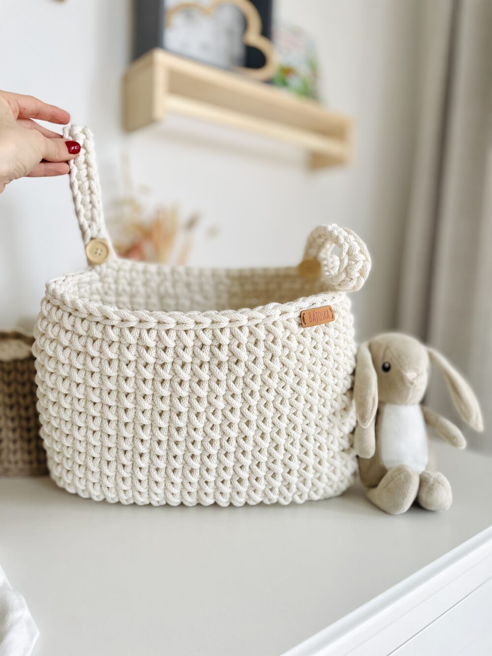 Kiságyra akasztható kosár