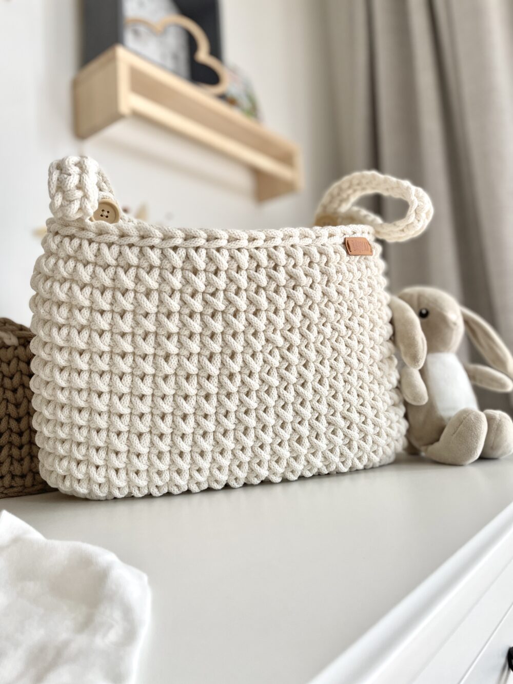 Kiságyra akasztható kosár